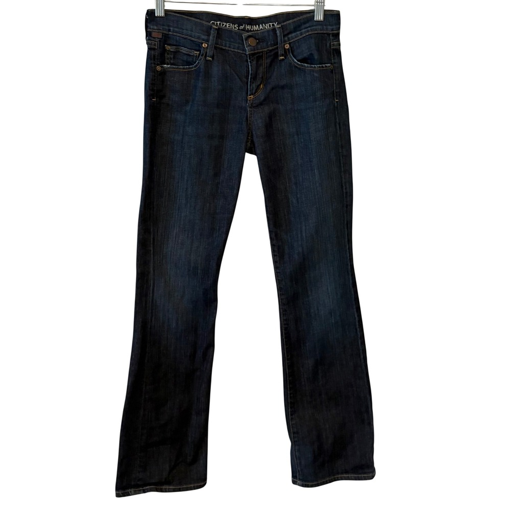Citizens of Humanity Women's Dark Wash Pacific Dita Petite Bootcut Jeans Size 26
